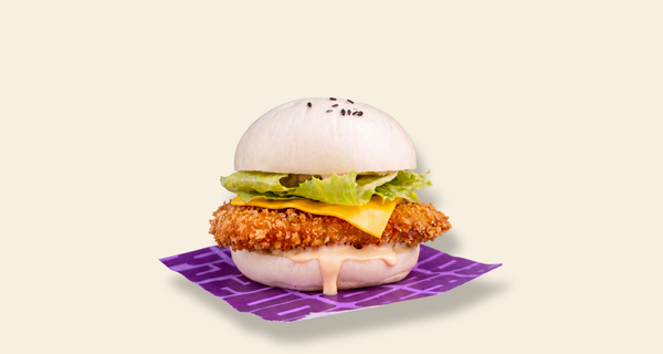 Bao Panko Classic — pain vapeur et poulet panko, Mr Crousty Montréal