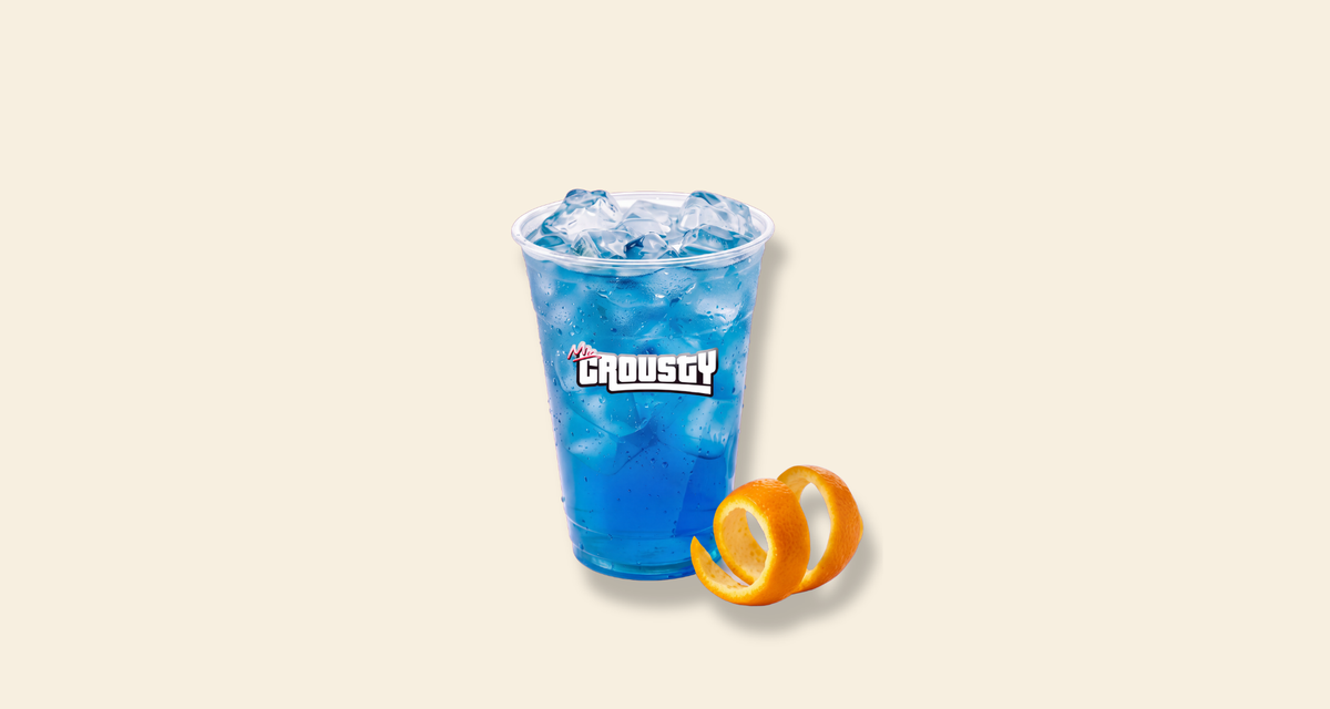 Citronnade bleue — boisson glacée Mr Crousty Montréal