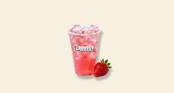 Citronnade fraise — boisson glacée Mr Crousty Montréal